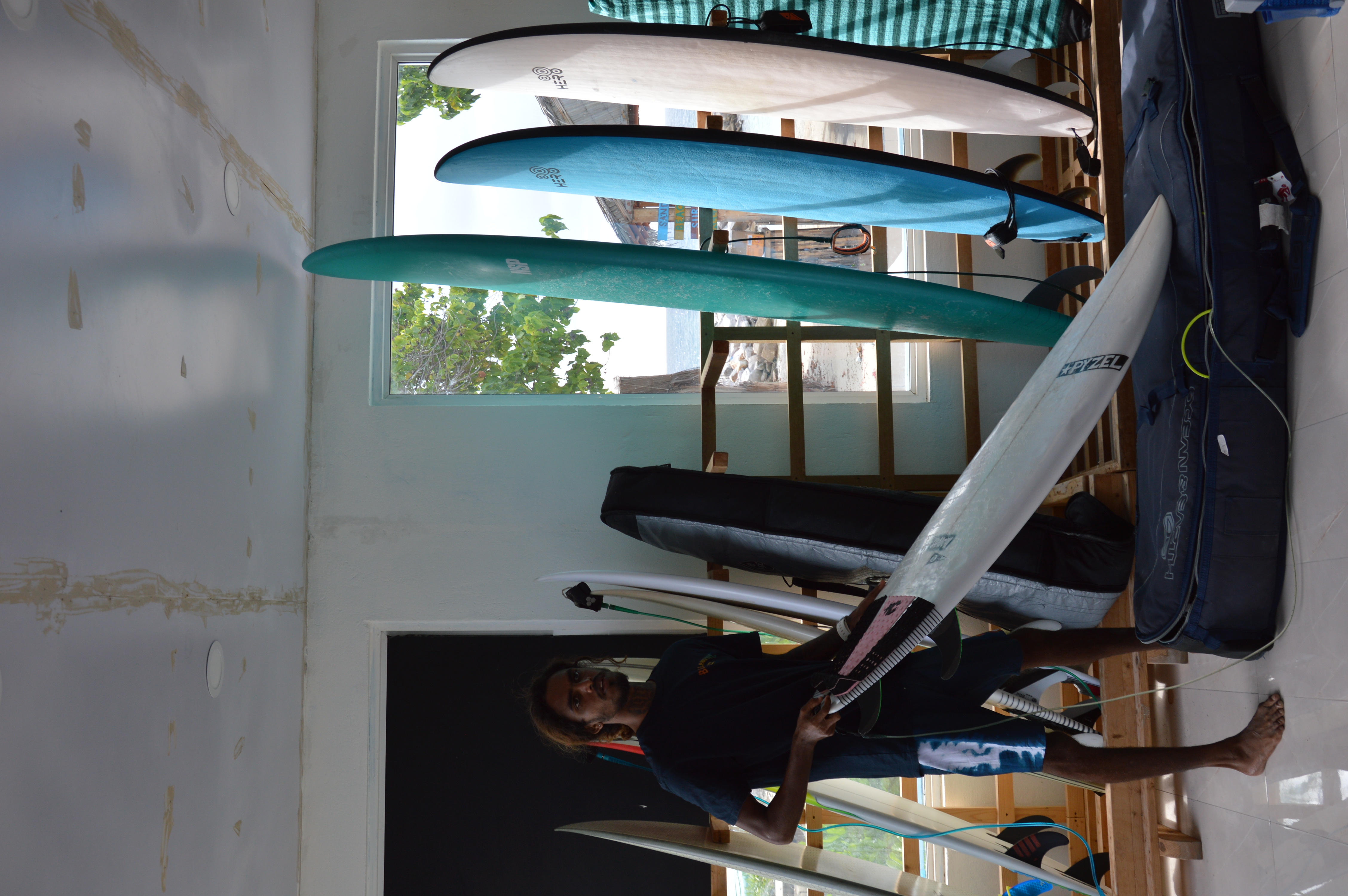 Surfboard repair service